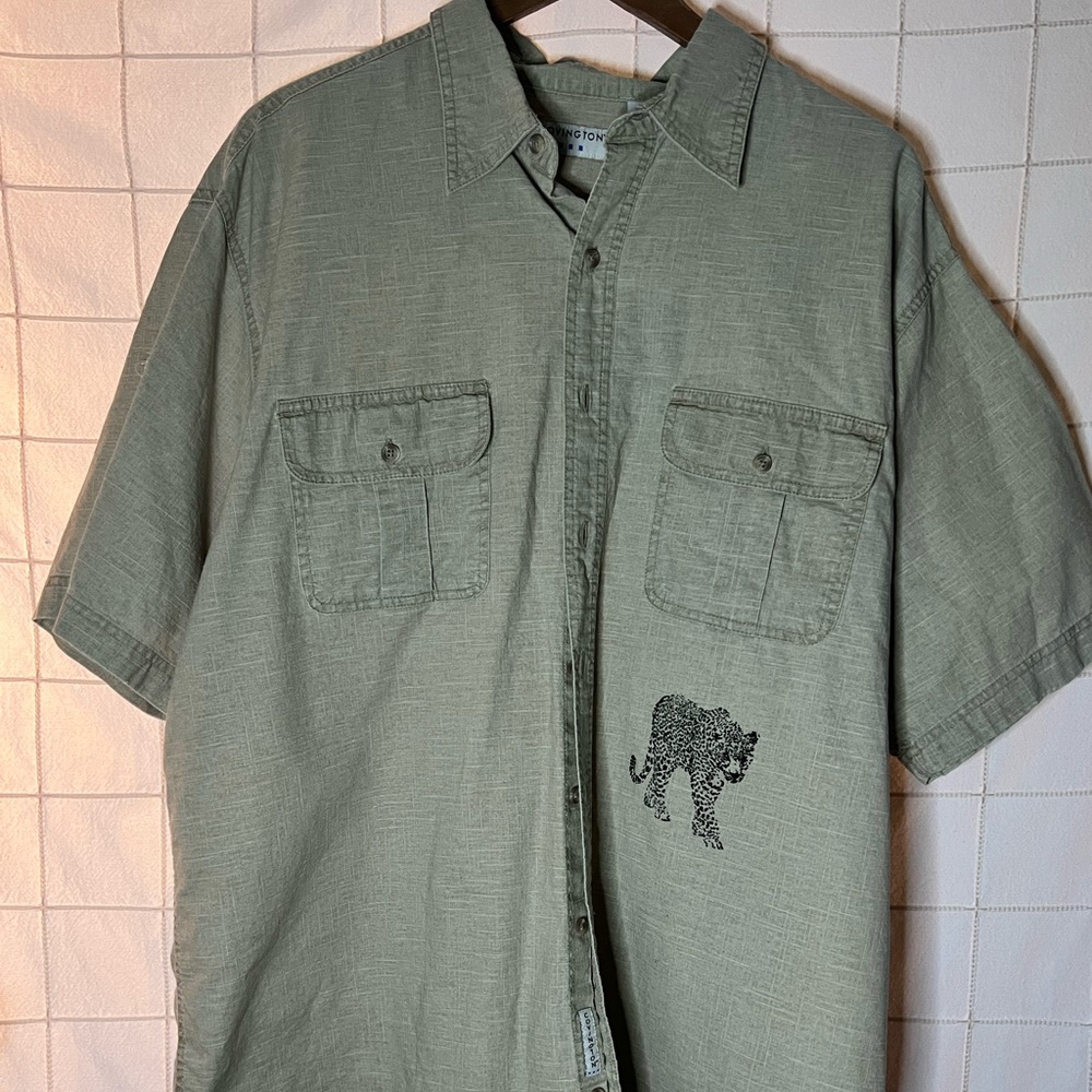 Block Printed Jaguar shirt